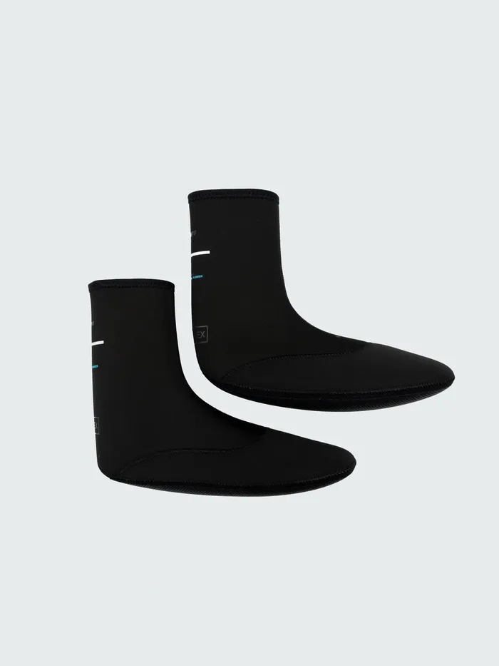 Finisterre Swim Accessories MenWomen Nieuwland 3mm Yulex Swim Sock Black