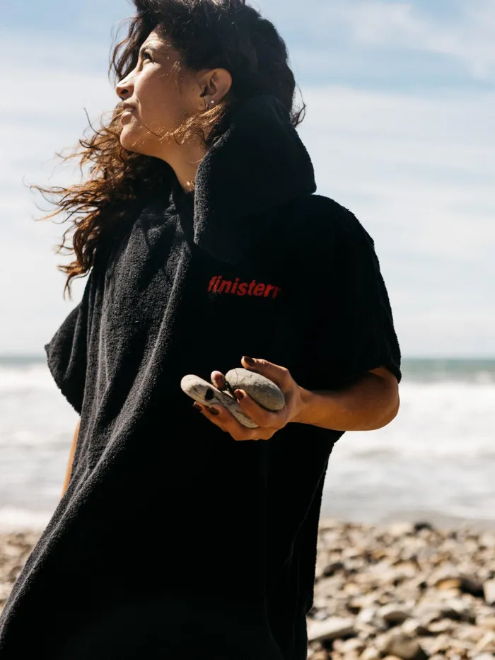 Finisterre Swim Shorts and Board Shorts MenWomen Vean Changing Robe Black