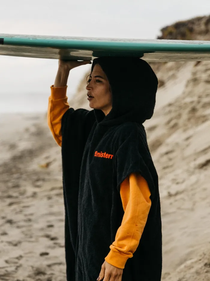 Finisterre Swim Shorts and Board Shorts MenWomen Vean Changing Robe Black
