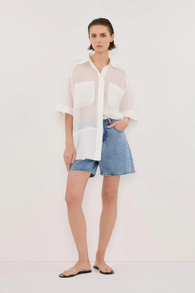 FINN MEDIUM BLUE DENIM SHORT Women DISSH Shorts