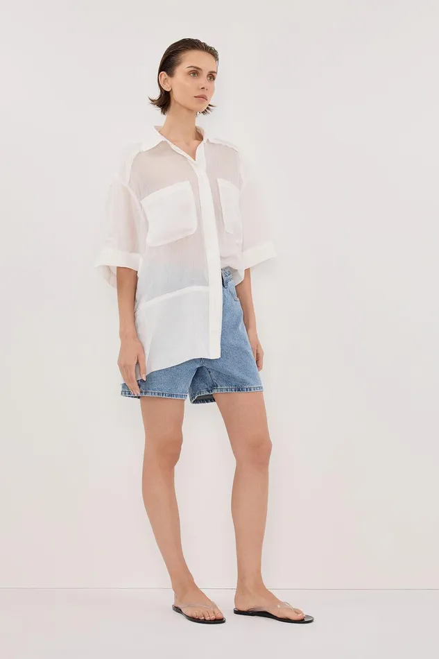 FINN MEDIUM BLUE DENIM SHORT Women DISSH Shorts