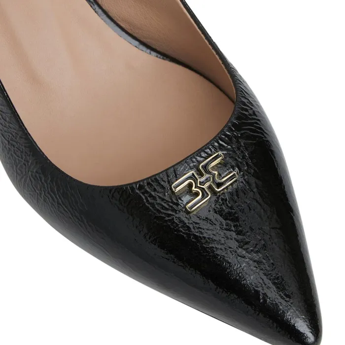 FIONA Slingback Pump BLACK CRINKLE PATENT Women Bruno Magli Pumps