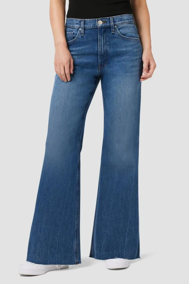 Flare Women Hudson Jeans Jodie HighRise Flare Jean Blue Waters