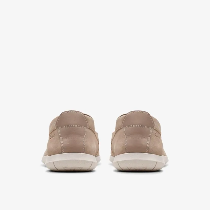Flexway Step Sand Suede Men Clarks Loafers and Slip Ons