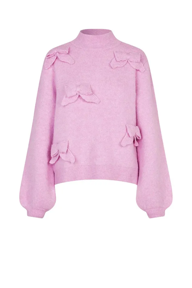 Flora Pullover 8211 Pink Women Cras Knitwear