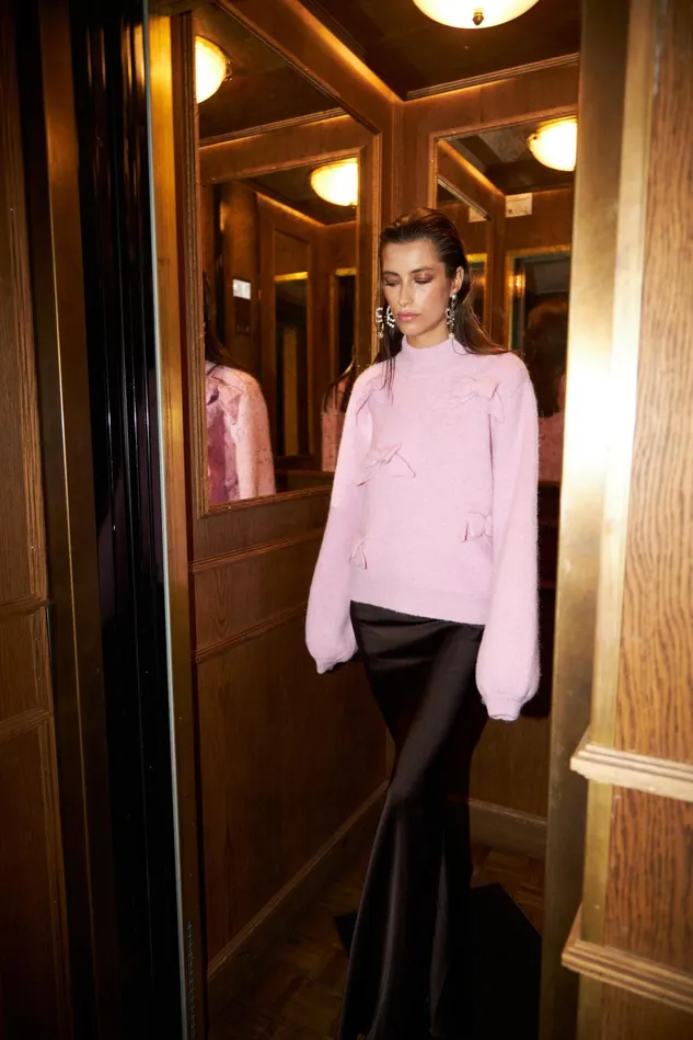 Flora Pullover 8211 Pink Women Cras Knitwear