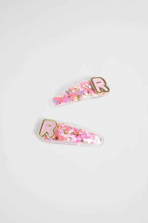 Hair Accessories Girl Seed Heritage Initial Confetti Snaps R