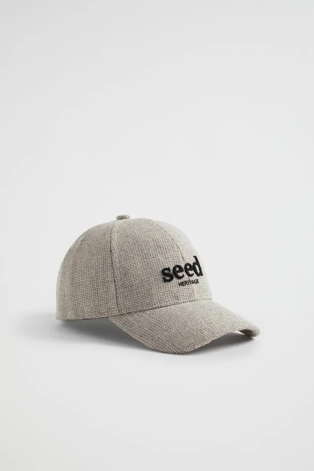 Hats and Gloves Woman Seed Heritage Seed Cap Black Natural