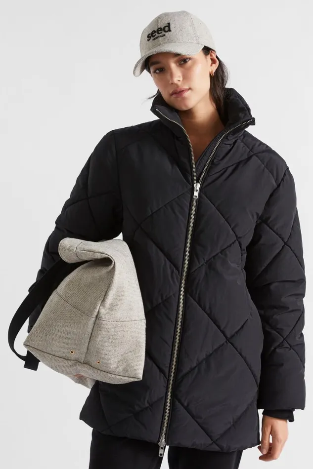 Hats and Gloves Woman Seed Heritage Seed Cap Black Natural