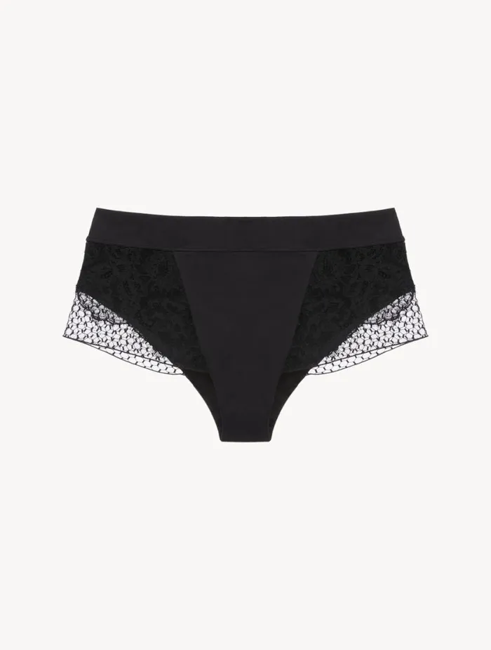 HighWaisted Brief With Leavers Lace Lingerie La Perla Highwaist