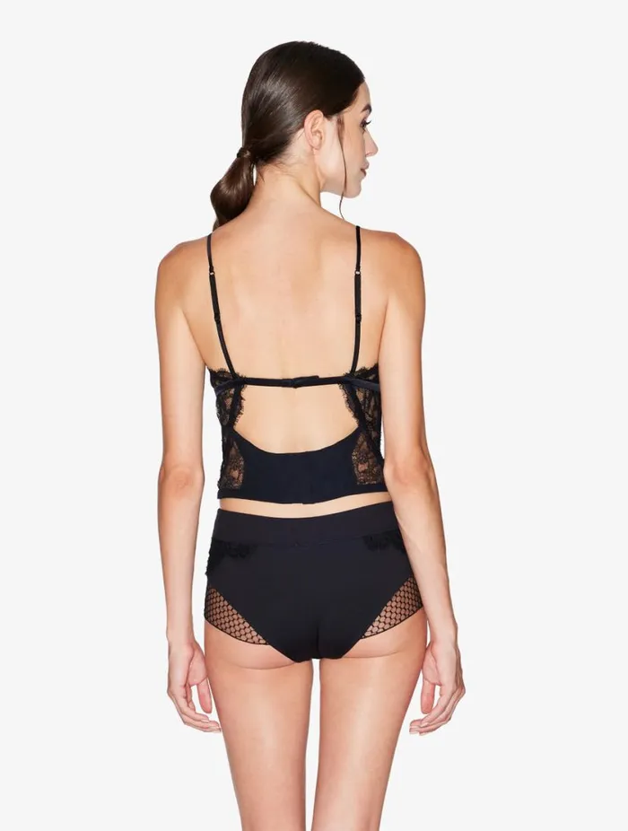 HighWaisted Brief With Leavers Lace Lingerie La Perla Highwaist
