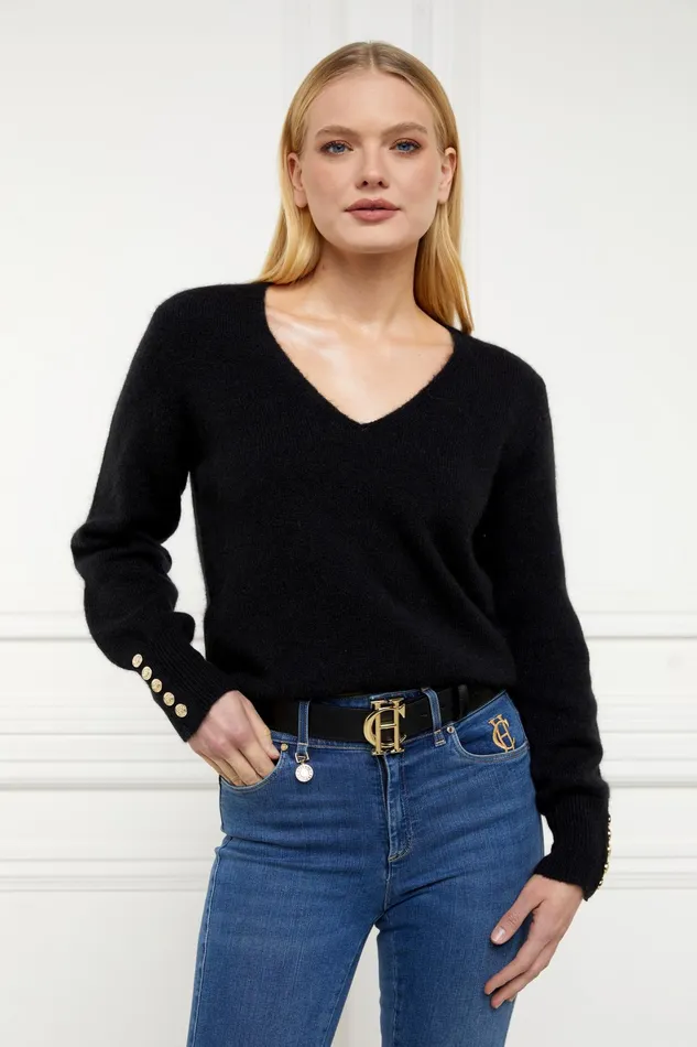 Holland Cooper Amelia VNeck Knit Women Knitwear