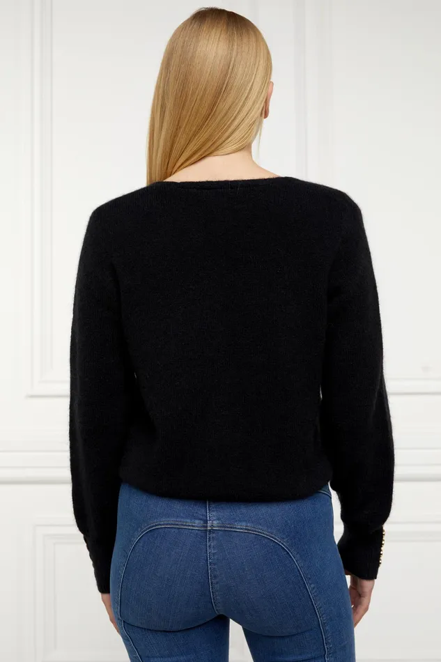 Holland Cooper Amelia VNeck Knit Women Knitwear Holland Cooper Amelia VNeck Knit Women Knitwear
