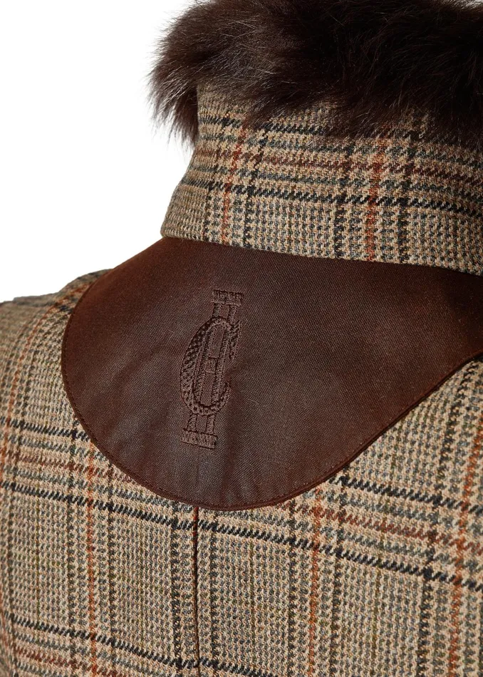 Holland Cooper Aviator Gilet Bourbon Tweed Women Tailoring