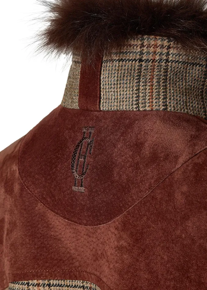 Holland Cooper Balmoral Field Jacket Bourbon Tweed Women Jackets