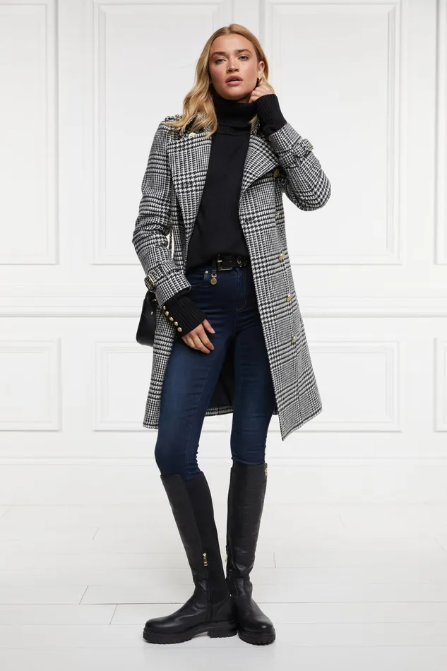 Holland Cooper Chamonix Roll Neck Knit Black Women Knitwear Holland Cooper Chamonix Roll Neck Knit Black Women Knitwear