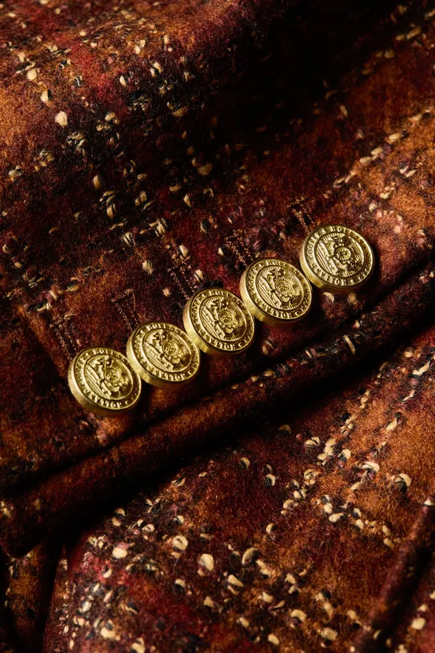 Holland Cooper Chelsea Jacket Amber Tweed Women Tailoring