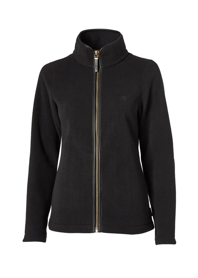 Holland Cooper Country Fleece Jacket Black Women Fleeces