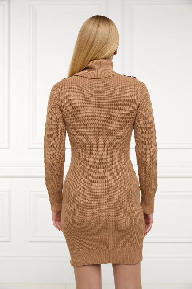 Holland Cooper Country Roll Neck Dress Women Dresses Holland Cooper Country Roll Neck Dress Women Dresses
