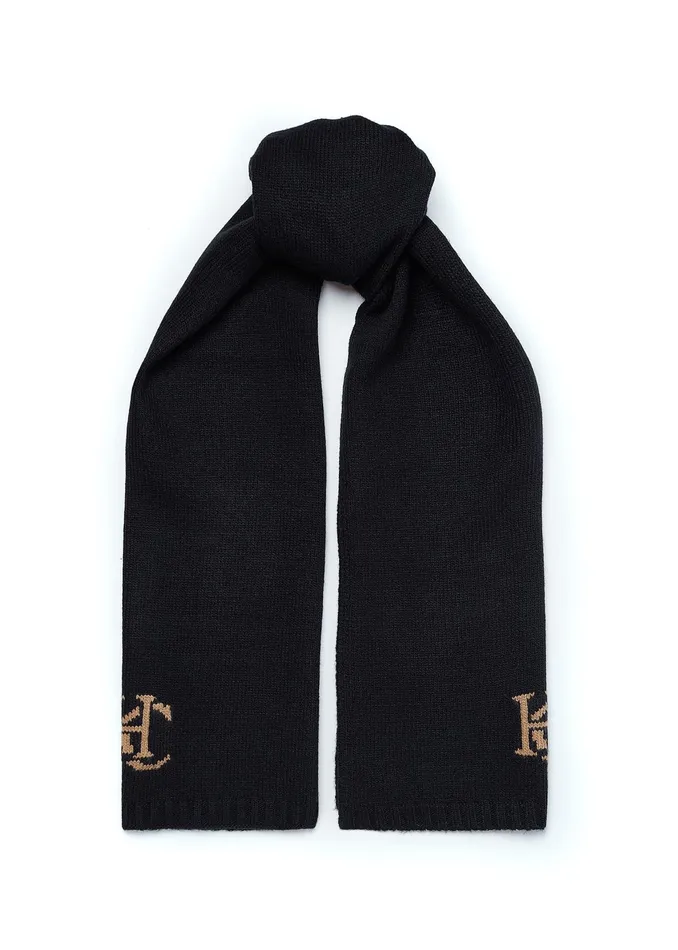 Holland Cooper Elle Scarf Black Women Scarves