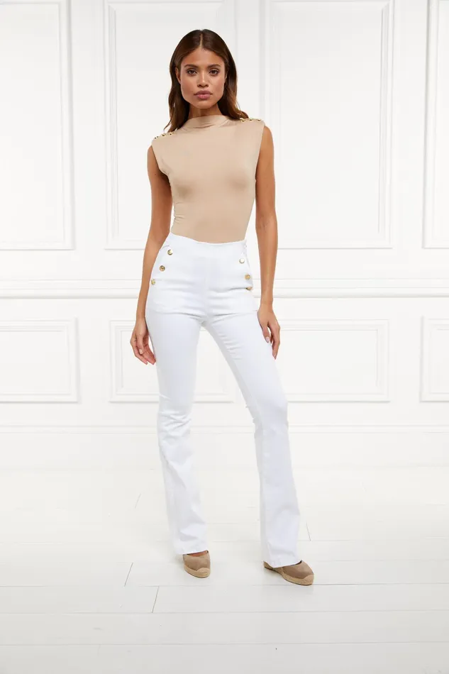 Holland Cooper Harper Bodysuit Light Camel Women Bodysuits Holland Cooper Harper Bodysuit Light Camel Women Bodysuits