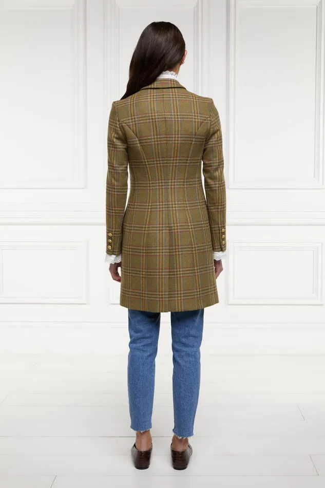 Holland Cooper Highgrove Coat Avebury Green Check Women Tailoring