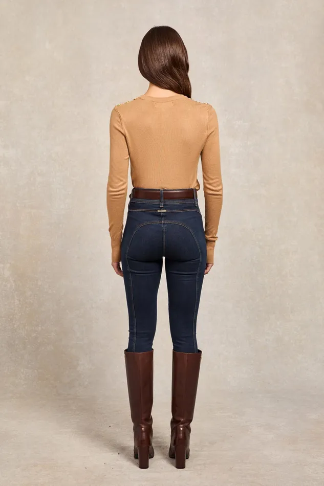 Holland Cooper Kensington Knee Boot Chocolate Women Boots Holland Cooper Kensington Knee Boot Chocolate Women Boots
