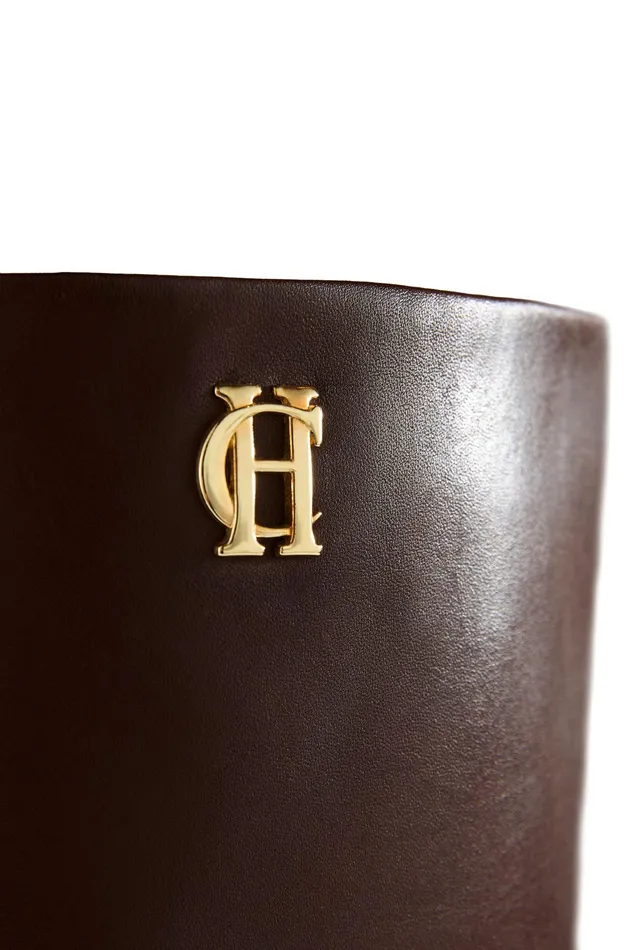 Holland Cooper Kensington Knee Boot Chocolate Women Boots Holland Cooper Kensington Knee Boot Chocolate Women Boots