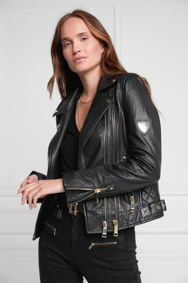 Holland Cooper Leather Biker Jacket Women Jackets Holland Cooper Leather Biker Jacket Women Jackets
