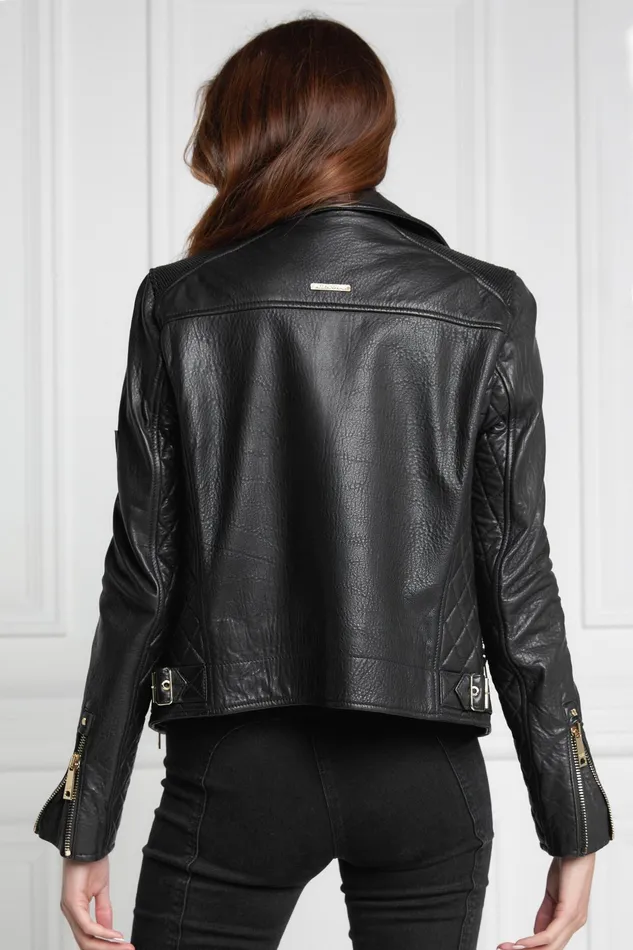 Holland Cooper Leather Biker Jacket Women Jackets Holland Cooper Leather Biker Jacket Women Jackets