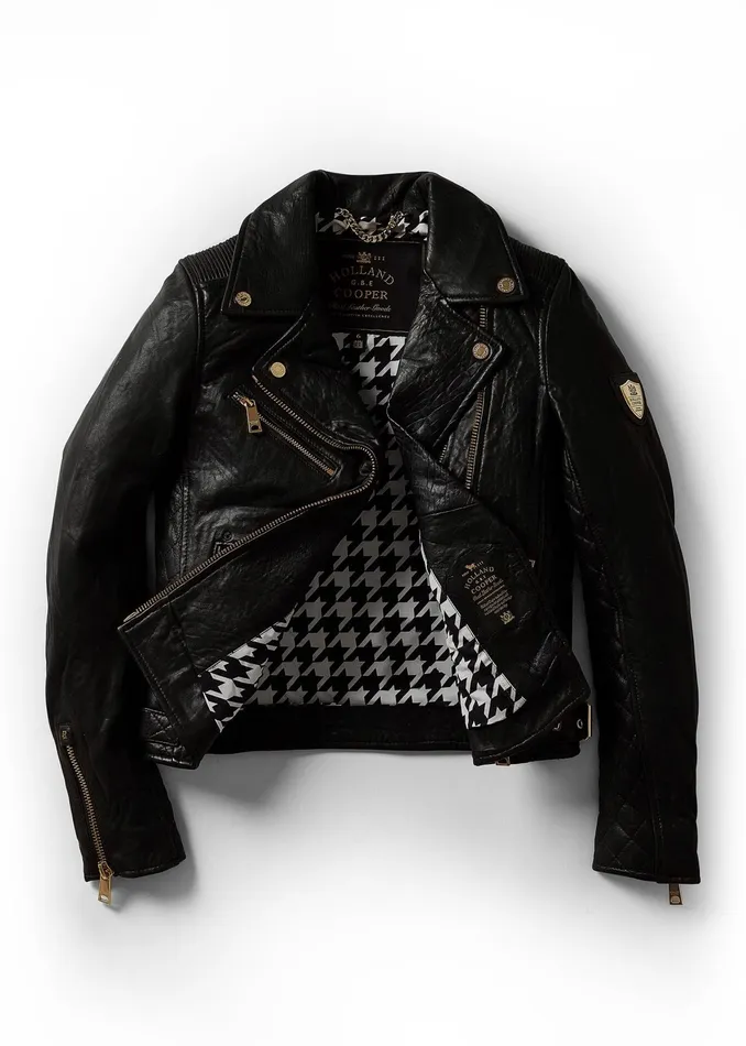 Holland Cooper Leather Biker Jacket Women Jackets Holland Cooper Leather Biker Jacket Women Jackets