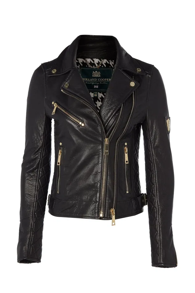 Holland Cooper Leather Biker Jacket Women Jackets Holland Cooper Leather Biker Jacket Women Jackets
