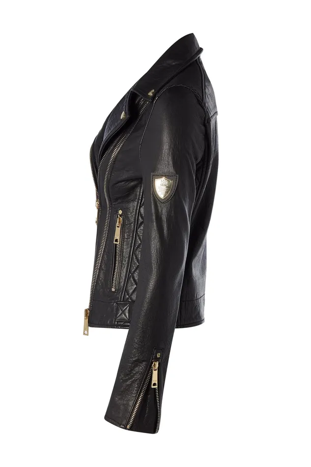Holland Cooper Leather Biker Jacket Women Jackets Holland Cooper Leather Biker Jacket Women Jackets