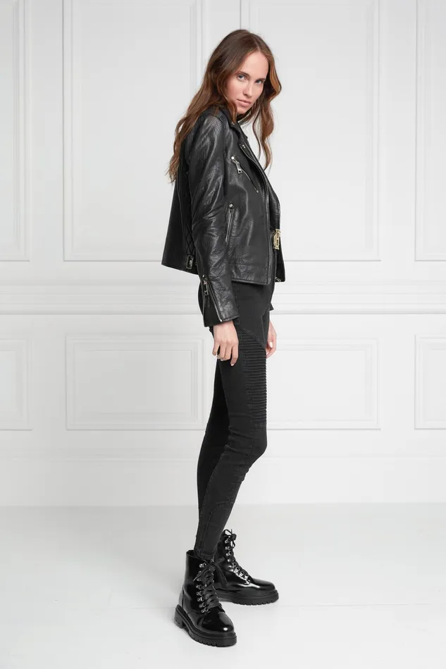 Holland Cooper Leather Biker Jacket Women Jackets Holland Cooper Leather Biker Jacket Women Jackets