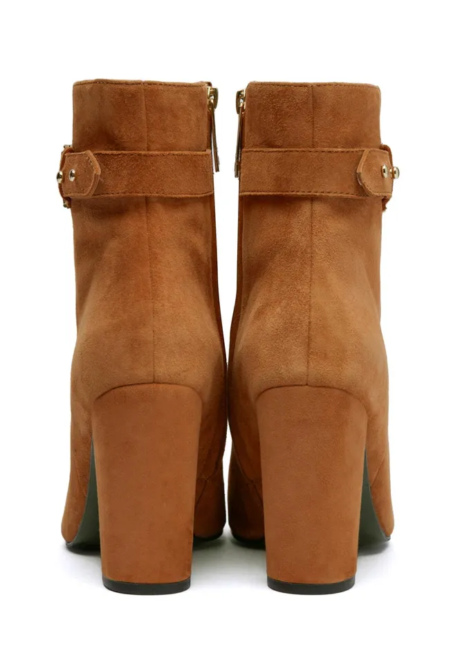 Holland Cooper Mayfair Suede Ankle Boot Tan Women Boots Holland Cooper Mayfair Suede Ankle Boot Tan Women Boots