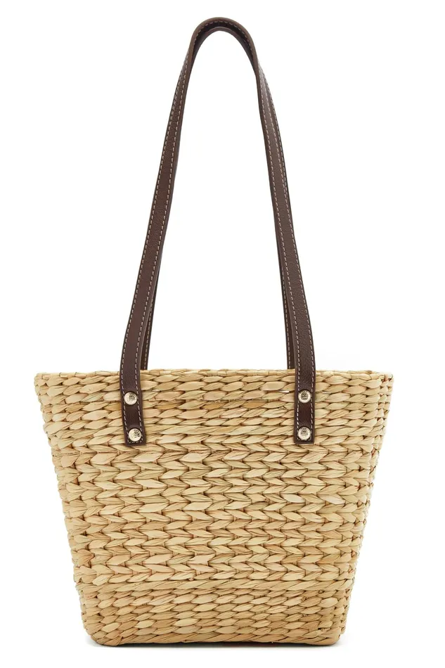 Holland Cooper Mini Paloma Straw Tote Women Tote Bags Holland Cooper Mini Paloma Straw Tote Women Tote Bags