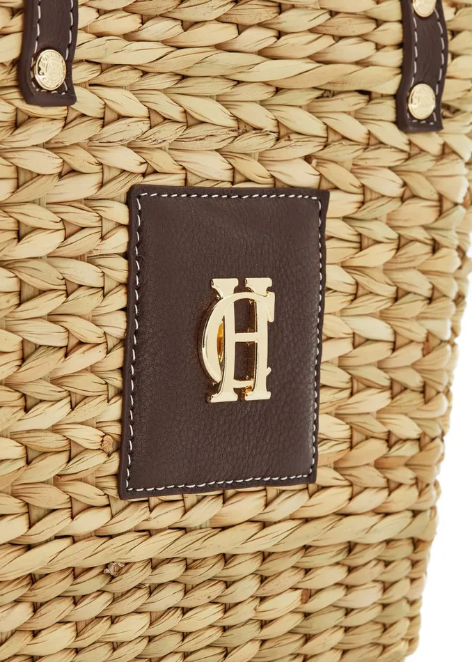 Holland Cooper Mini Paloma Straw Tote Women Tote Bags Holland Cooper Mini Paloma Straw Tote Women Tote Bags