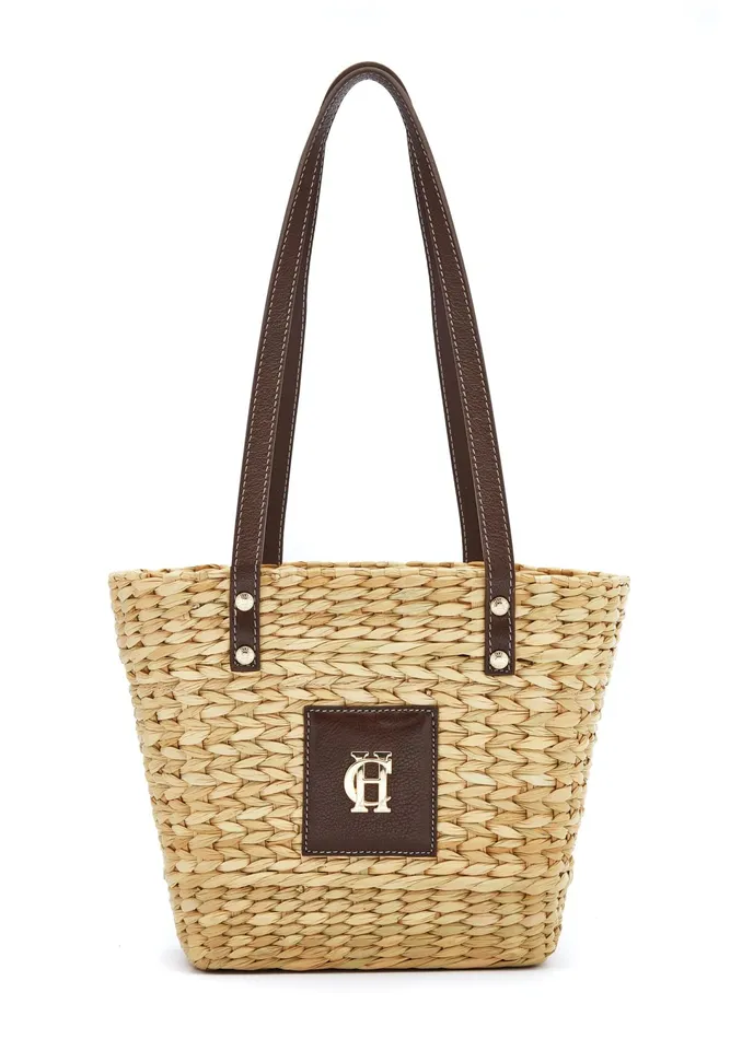 Holland Cooper Mini Paloma Straw Tote Women Tote Bags Holland Cooper Mini Paloma Straw Tote Women Tote Bags