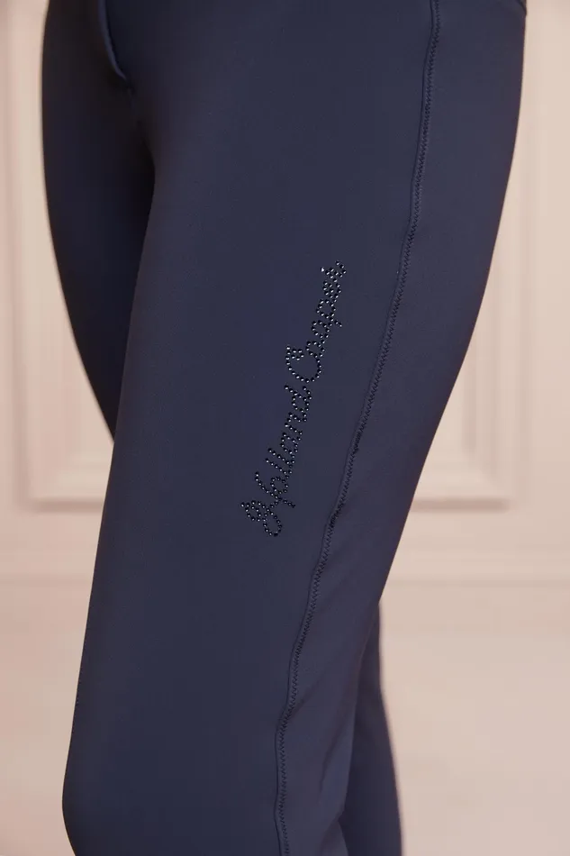 Holland Cooper Premium Mid Rise Breeches Yale Blue Women Breeches Holland Cooper Premium Mid Rise Breeches Yale Blue Women Breeches