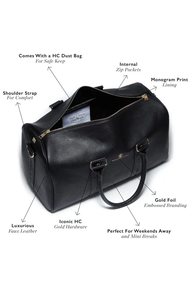 Holland Cooper Regency Holdall Black MenWomen Bags