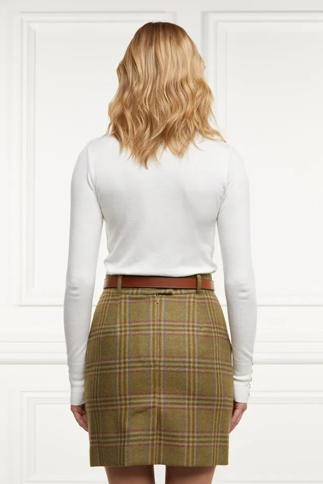 Holland Cooper Regency Skirt Avebury Green Check Women Tailoring Holland Cooper Regency Skirt Avebury Green Check Women Tailoring
