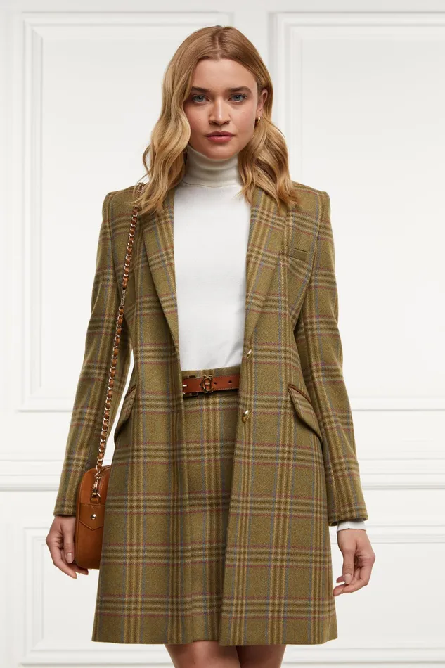 Holland Cooper Regency Skirt Avebury Green Check Women Tailoring Holland Cooper Regency Skirt Avebury Green Check Women Tailoring