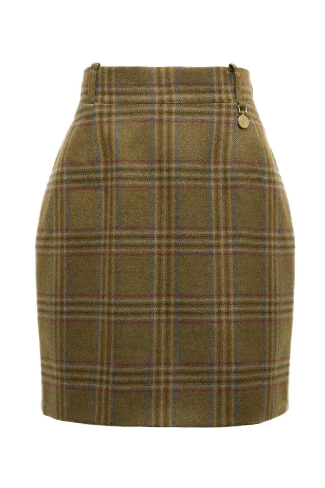 Holland Cooper Regency Skirt Avebury Green Check Women Tailoring Holland Cooper Regency Skirt Avebury Green Check Women Tailoring