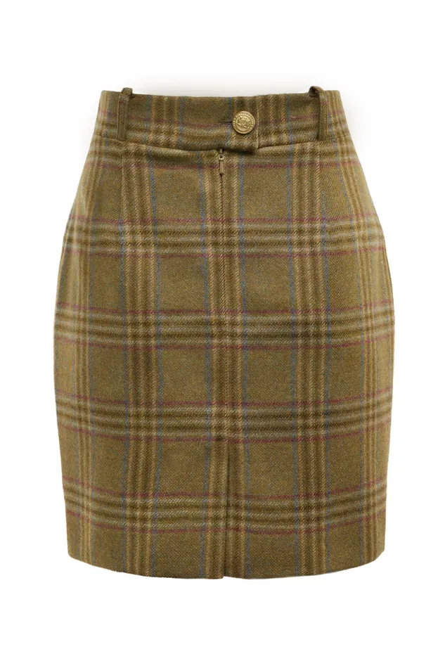 Holland Cooper Regency Skirt Avebury Green Check Women Tailoring Holland Cooper Regency Skirt Avebury Green Check Women Tailoring