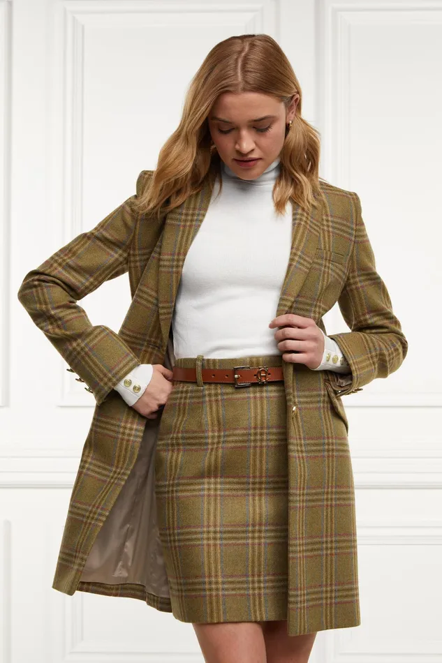 Holland Cooper Regency Skirt Avebury Green Check Women Tailoring Holland Cooper Regency Skirt Avebury Green Check Women Tailoring