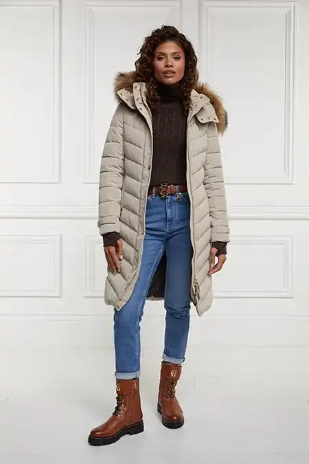Holland Cooper Seattle Roll Neck Cable Knit Chocolate Women Knitwear Holland Cooper Seattle Roll Neck Cable Knit Chocolate Women Knitwear