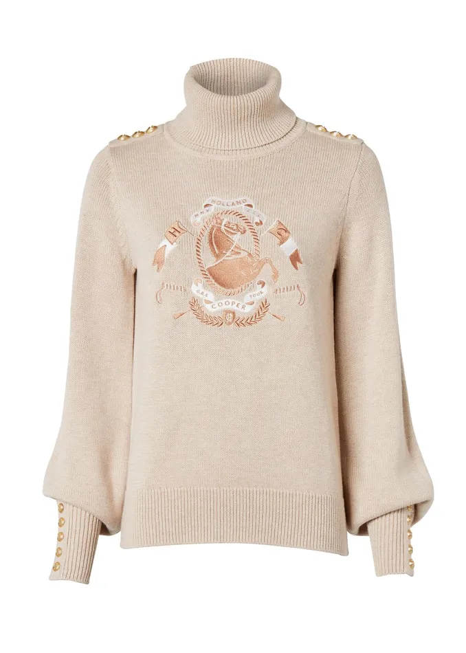 Holland Cooper Tour Roll Neck Knit Women Knitwear Holland Cooper Tour Roll Neck Knit Women Knitwear