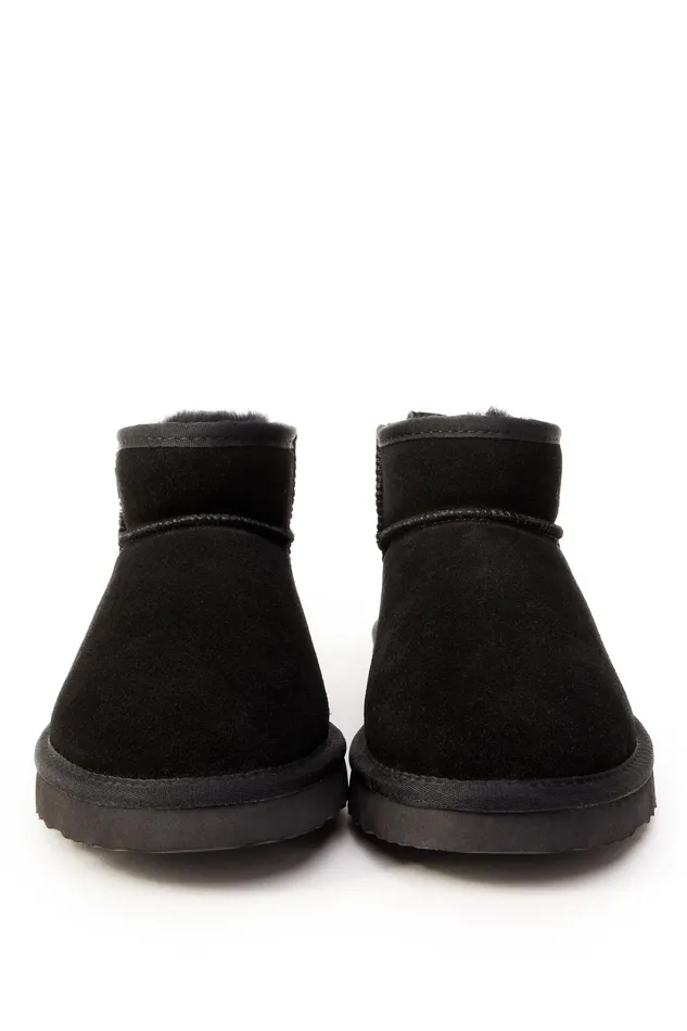 Holland Cooper Ultra Mini Shearling Boot Black Women Shearling Holland Cooper Ultra Mini Shearling Boot Black Women Shearling
