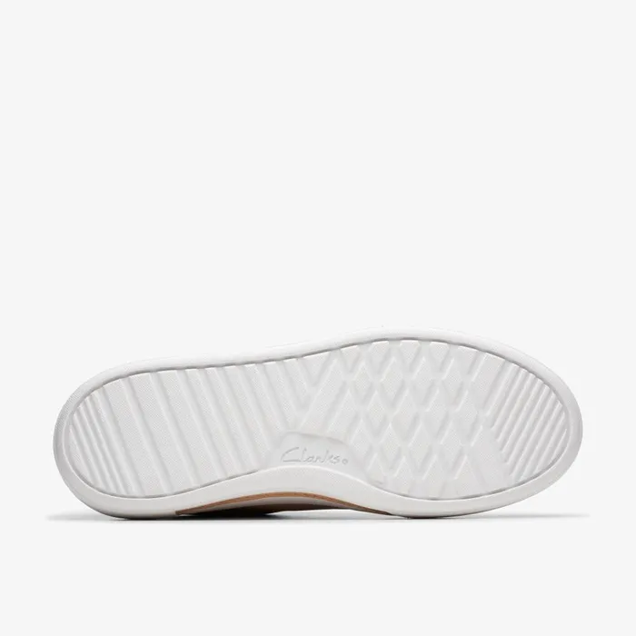 Hollyhock Walk Rose Leather Women Clarks Sneakers