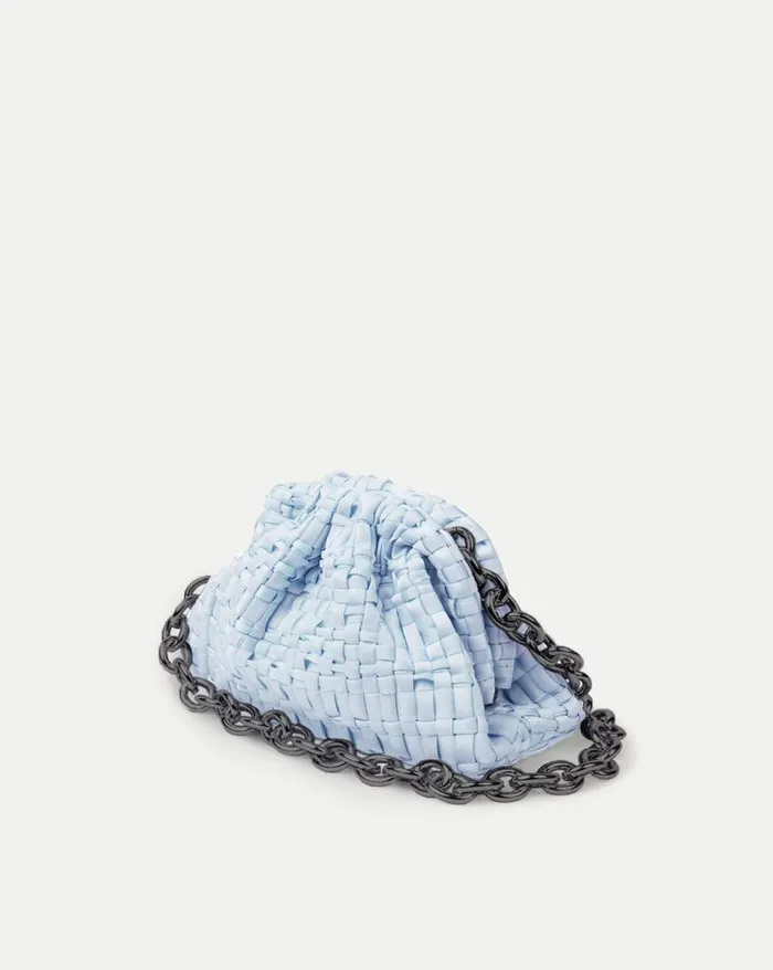 Home and Accessories Shop Veronica Beard Mini Game Clutch Bag Light Blue